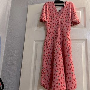 Zara Size M cherry Dress